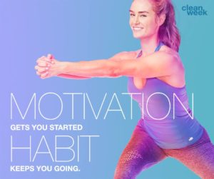 Motivation gets you started; habit keeps you going